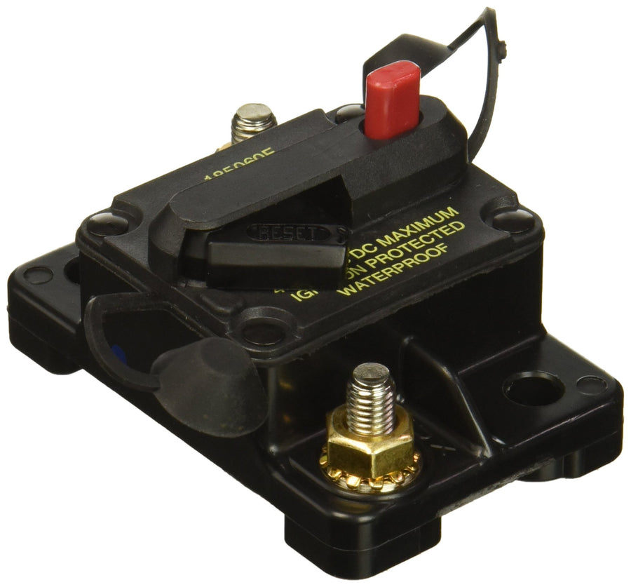 Waterproof Bussmann CB185-60 High Amp Flush Mount Type III (3) Circuit Breaker (60 Amp), 1 Pack