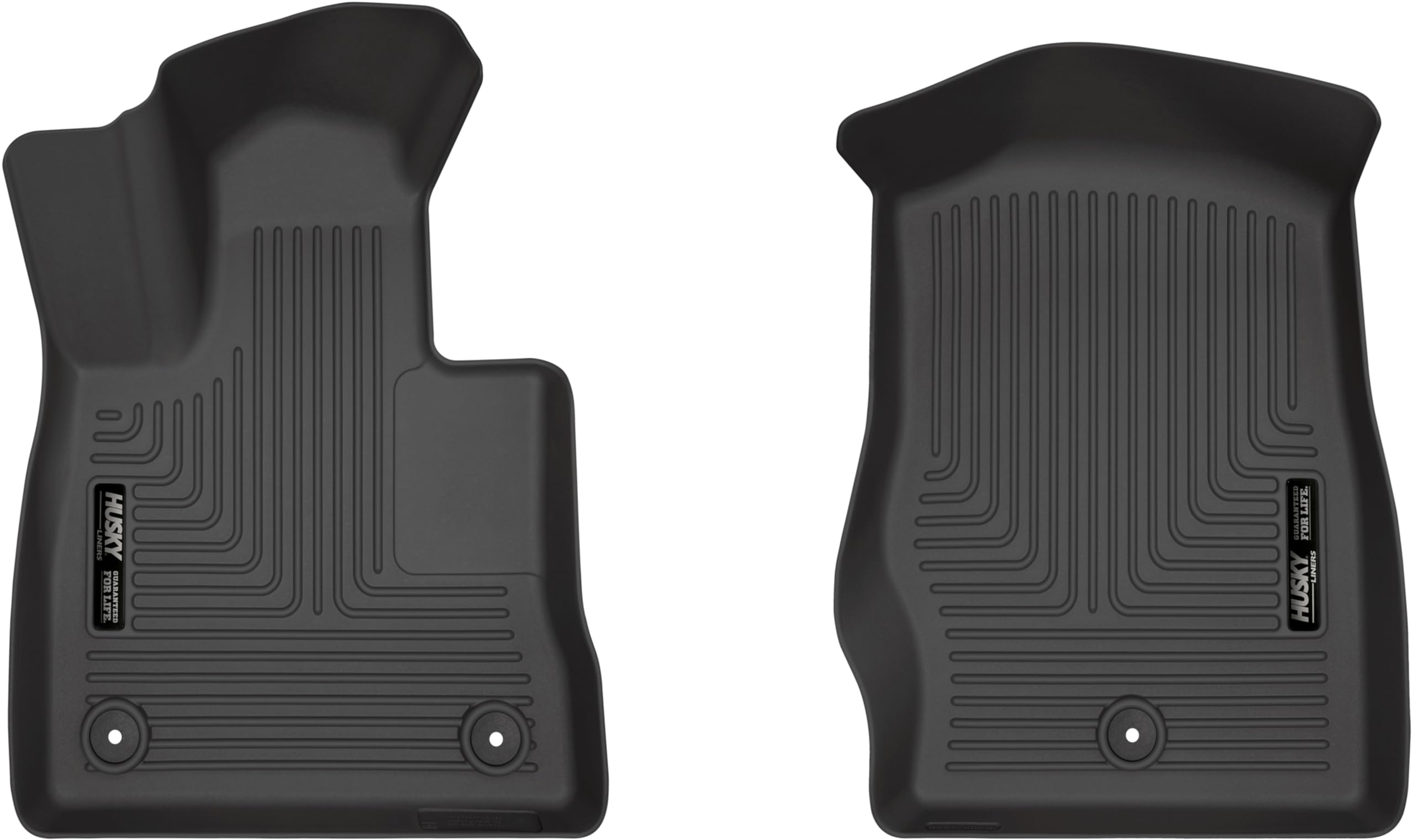 Weatherbeater Husky Liners Floor Mats | Fits 2020-2026 Ford Explorer | Front Row, 2-pc Black - 18681