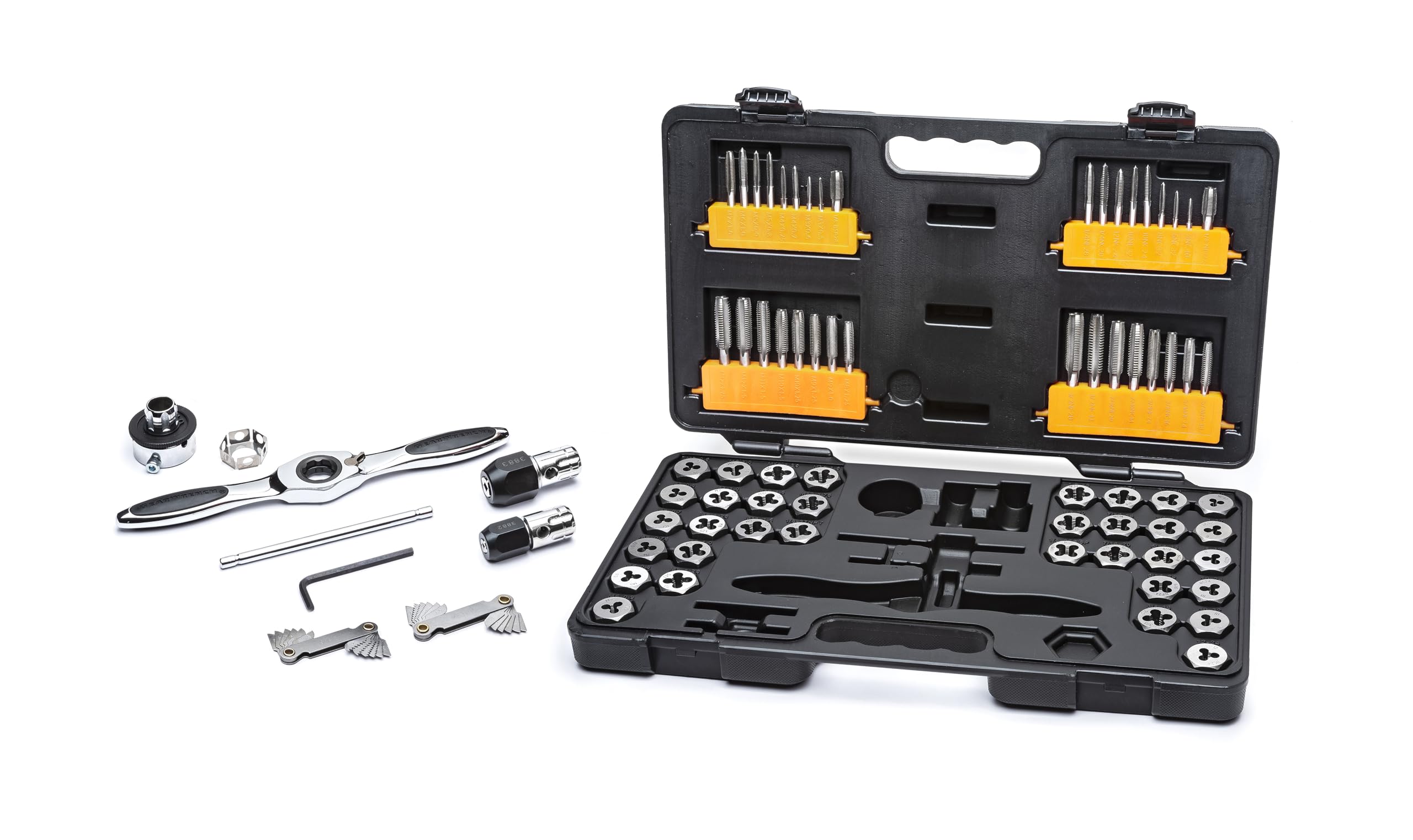 77 Piece GEARWRENCH SAE/Metric Ratcheting Tap and Die Set -3887