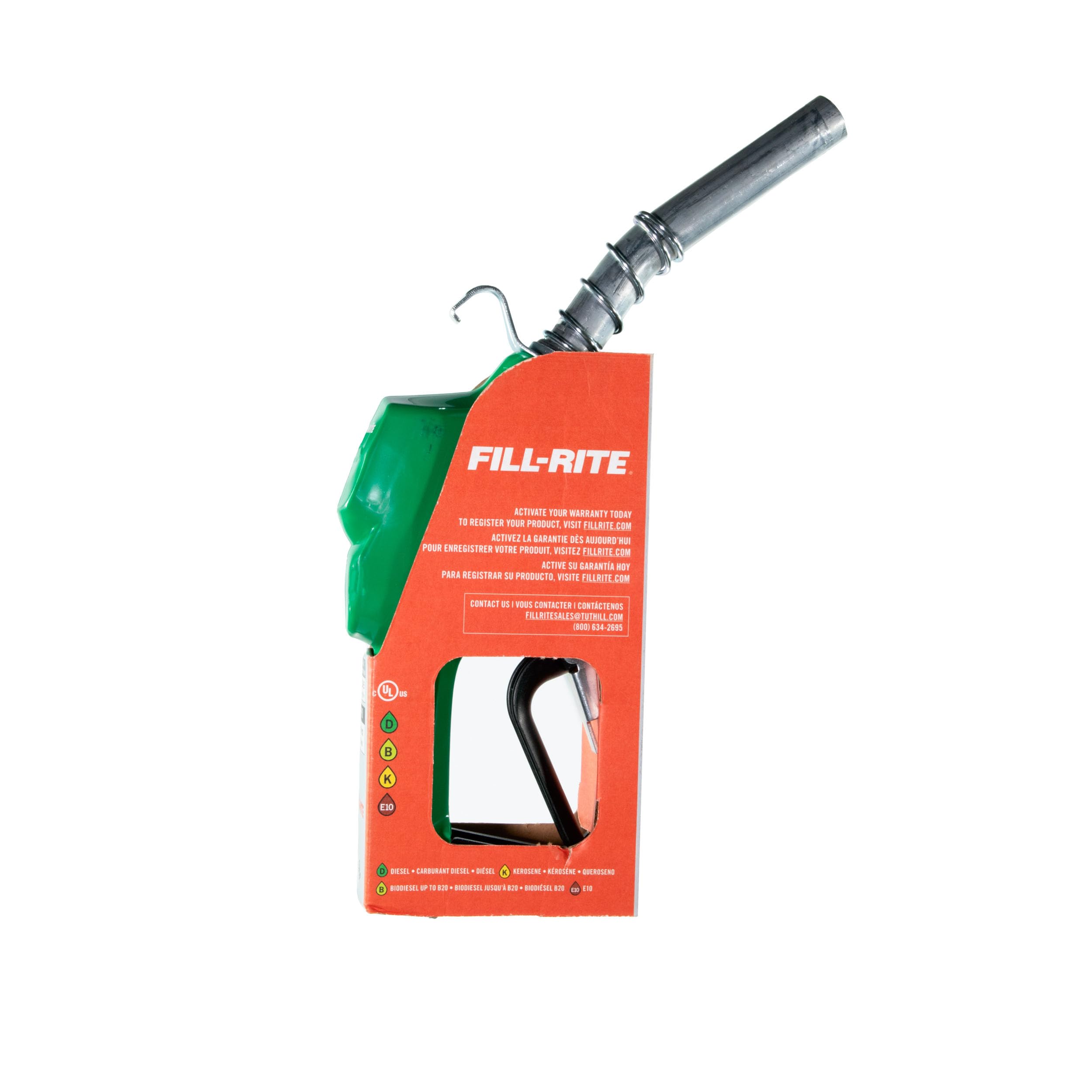Automatic Fill-Rite N075DAU10 Nozzle 3/4" (Green)