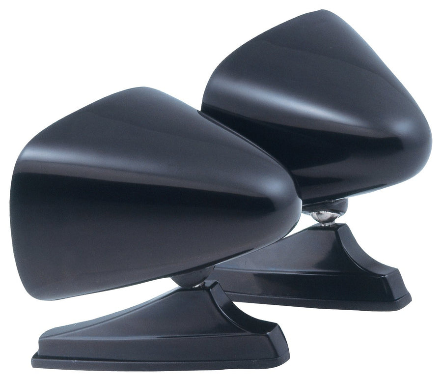 K Source Dual Sport Mirror Universal Twin Pack – Driver & Passenger Side, 5 7/8" x 3 7/8", Black Finish, Easy Install, For Most Cars, Vans, SUVs & Trucks