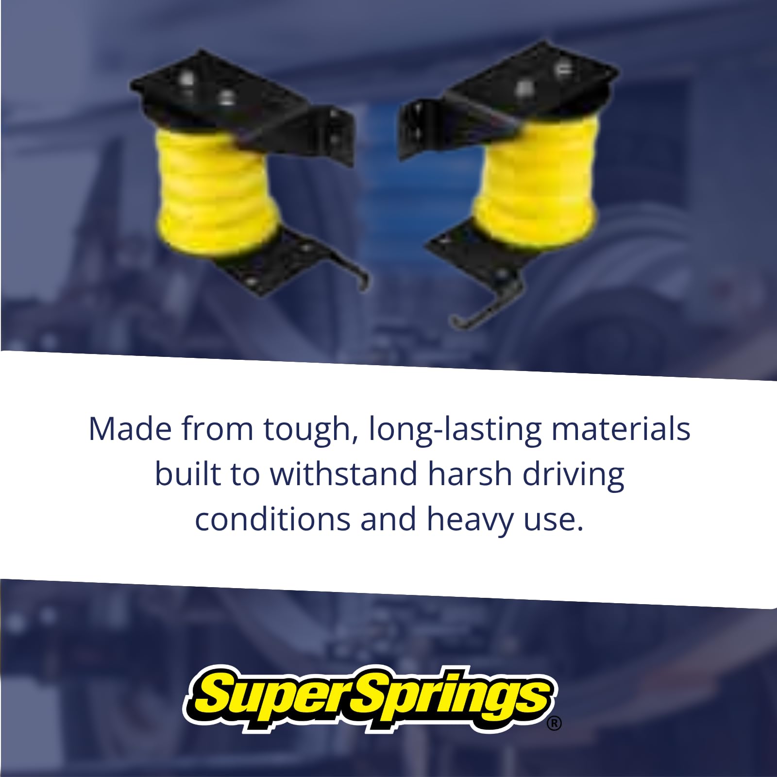 SumoSprings Rear for Ford E-350|E-450, Yellow | SuperSprings SSR-106-54-1