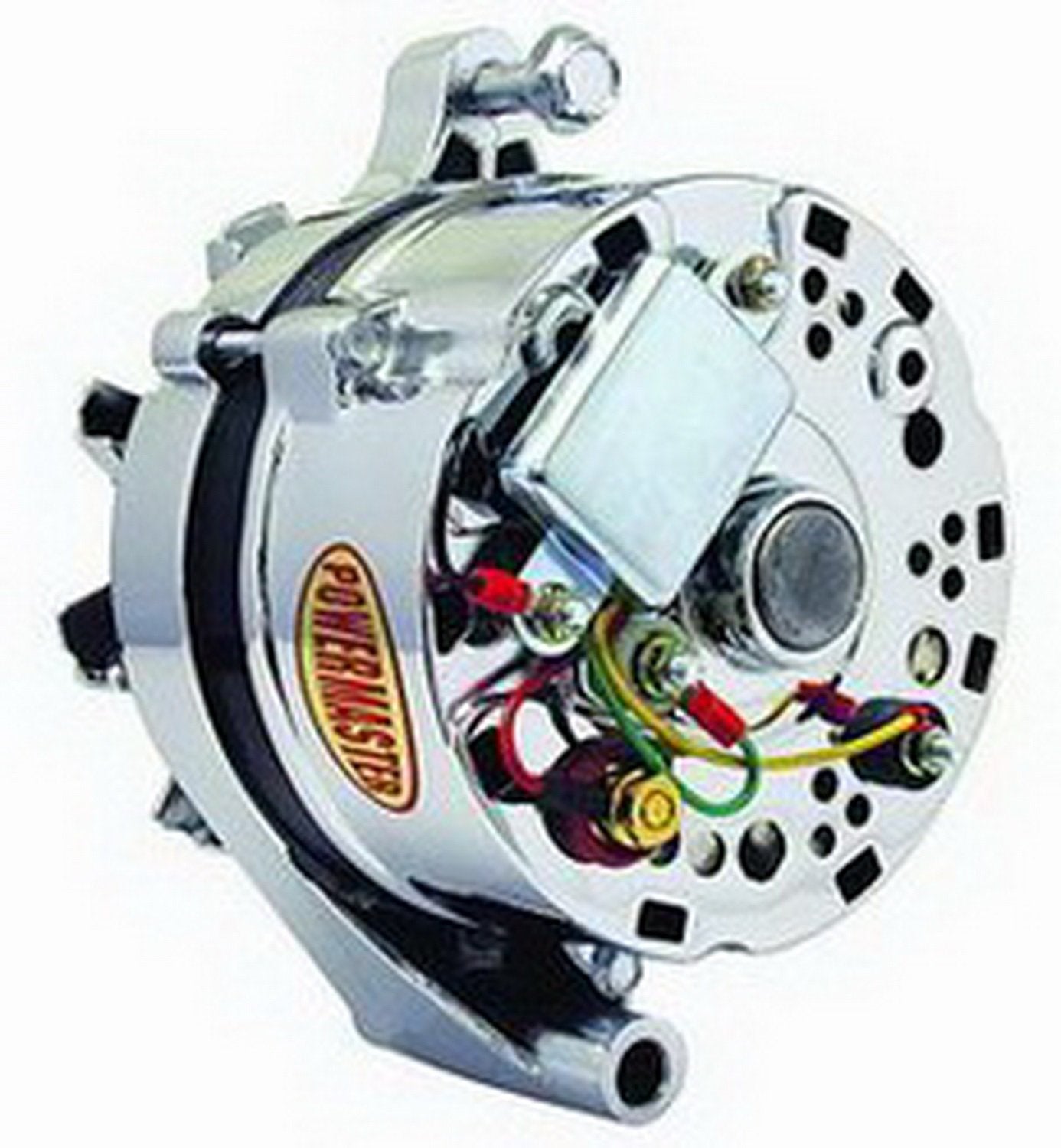 Alt Ford 1G Chrome Powermaster 75A 1V Pulley 1-Wire