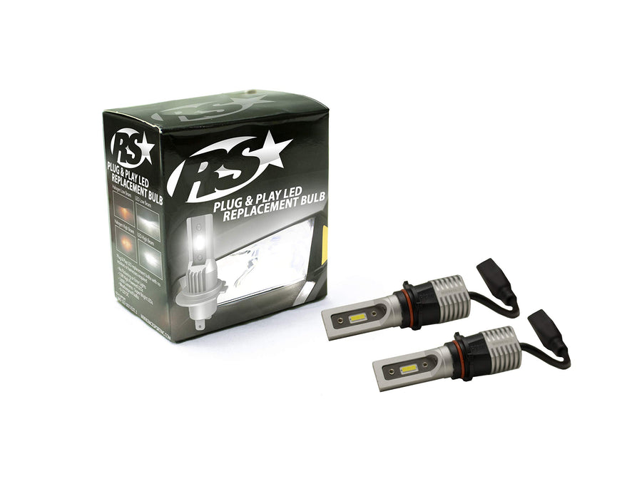 Race Sport Lighting P13W RSPNPP13W Plug N Play Super LUX LED Replacement Bulbs - 1,900 LUX Max output