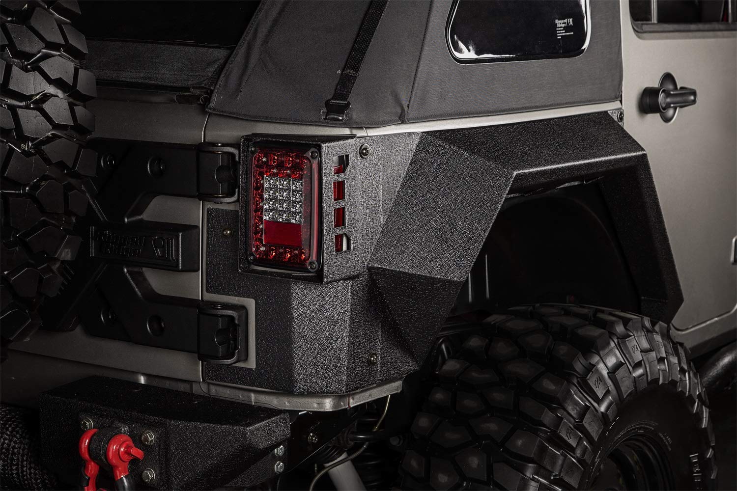 XHD Armor Fender Kit, Rear, Pair | Rugged Ridge | 11615.02 | Fits 2007-2018 Jeep Wrangler JK 4-Door