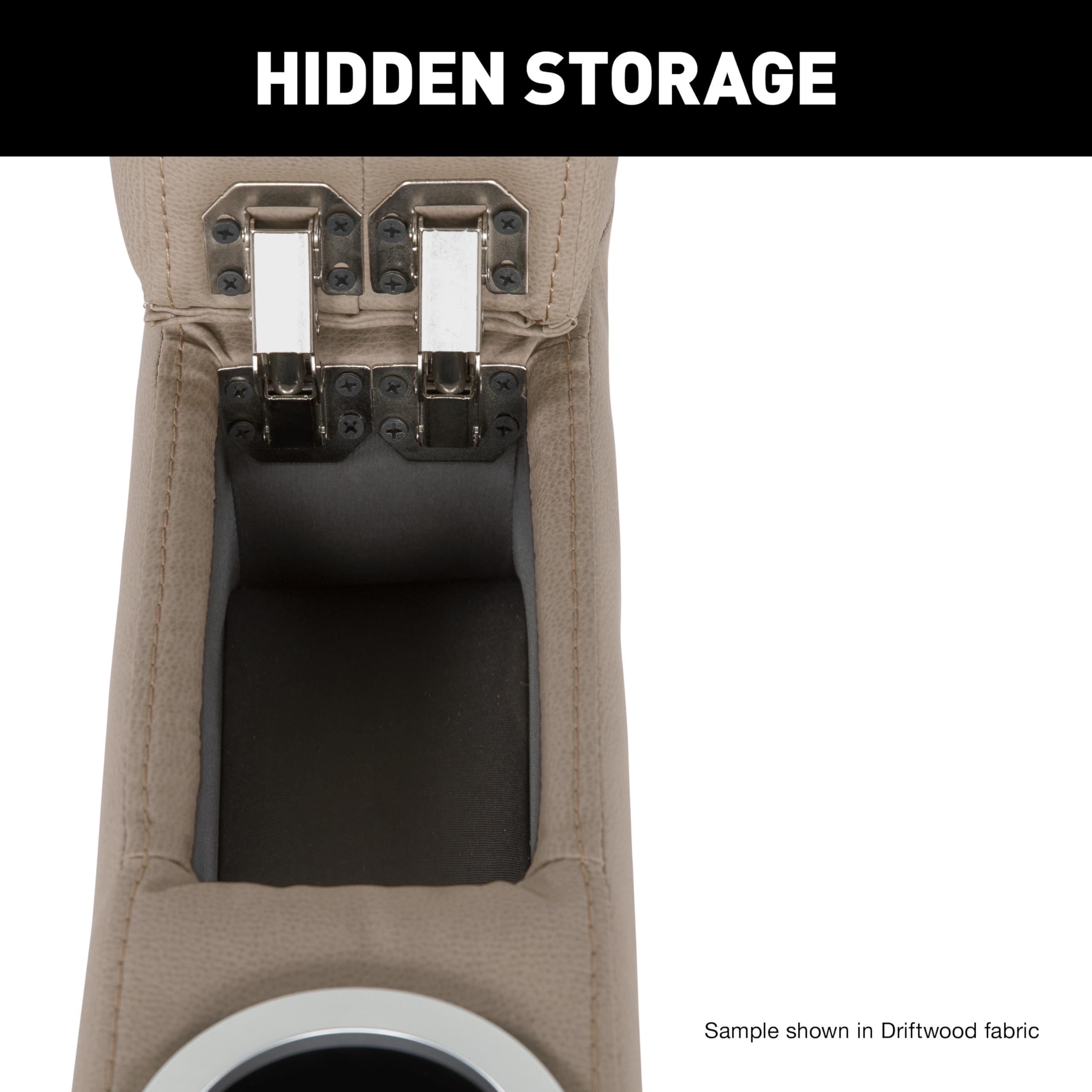 Signature Seismic Series THOMAS PAYNE McCoy RV Theater Seating 5" Center Console with Storage Compartment, Dual Cupholders - 2024044202