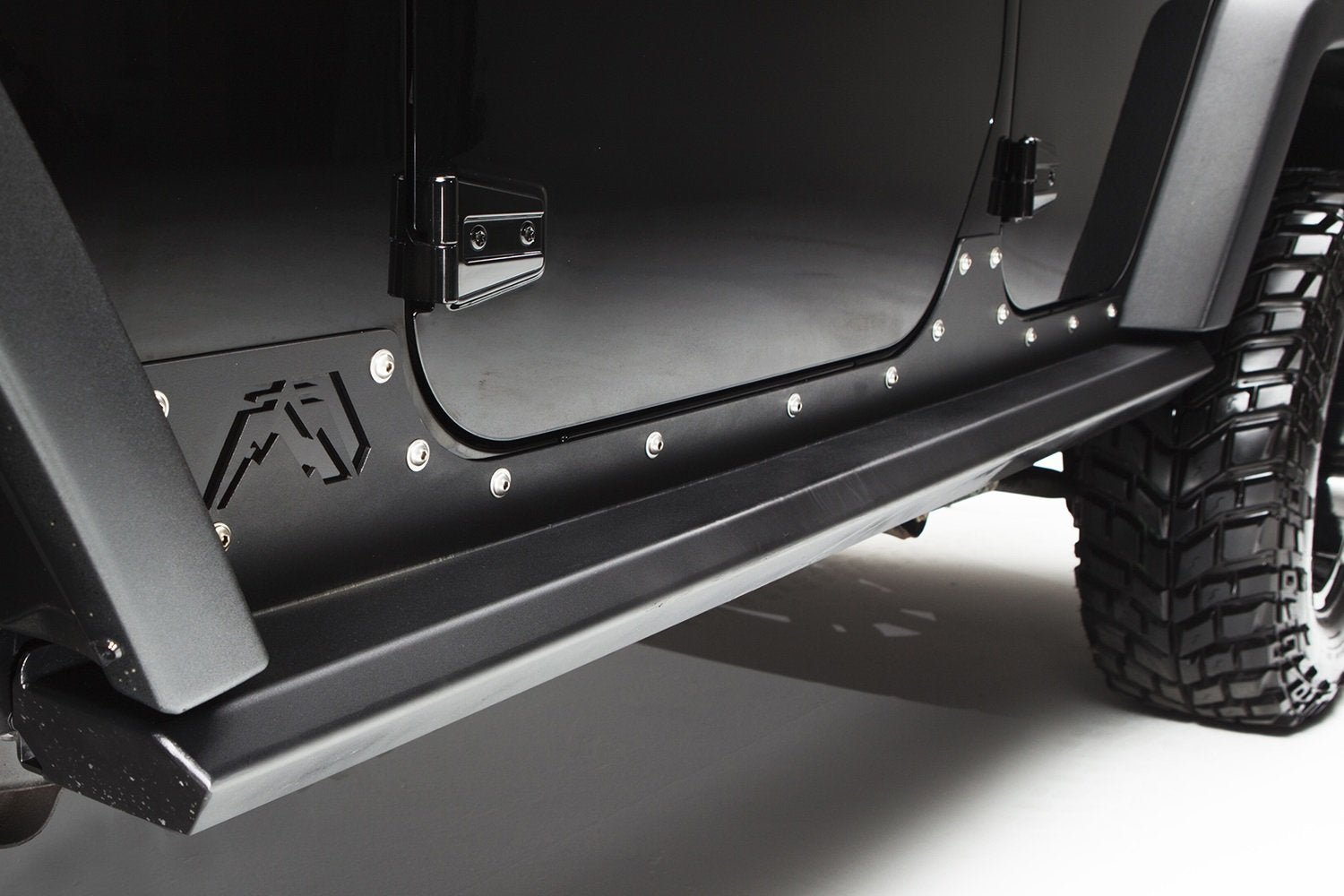 Rocker Slider FAB FOURS JK07-G1250-1 for Jeep Wrangler JK Unlimited