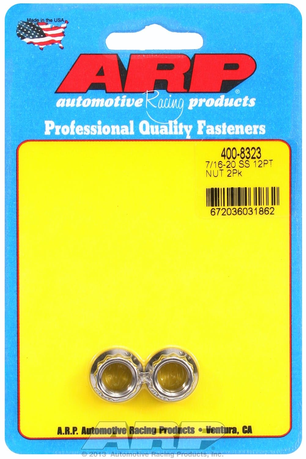 Nut ARP Kit (400-8323), Stainless Steel