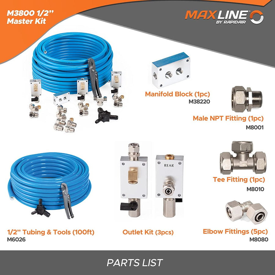 Master Kit Maxline M3800, 1/2-Inch x 100-Feet