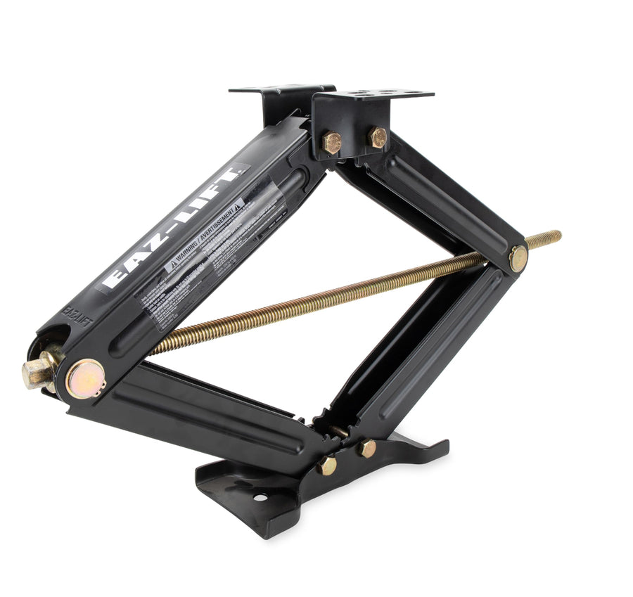 Camco 24-inch EAZ-Lift RV Stabilizing Scissor Jacks, Features a 5,000 lb Load Capacity - Heavy-Duty Steel Construction – Set of 2 (48820)