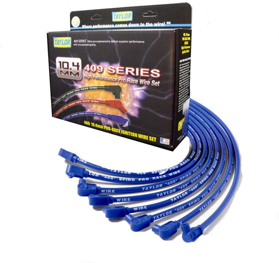 Pro-Race Taylor Cable 79628 409 Spiro-Wound Core Spark Plug Wire Set