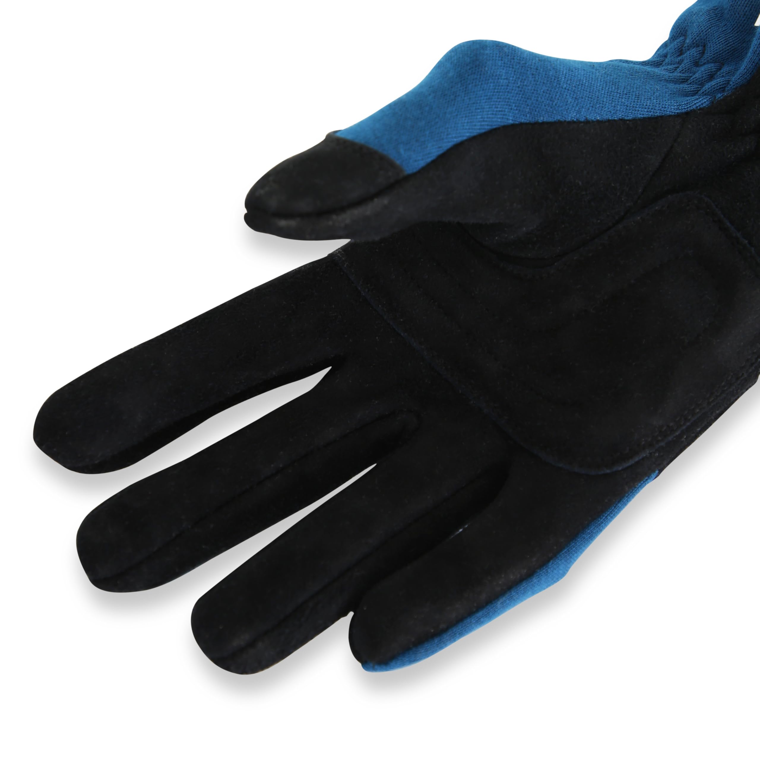 355022RQP RaceQuip® 355 Series Driving Gloves - SFI 3.3/5 - Black/Blue - Small