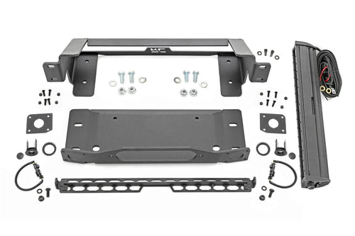 Rough Country Winch Mount DRL LED for 2021-2024 Ford Bronco - 51068