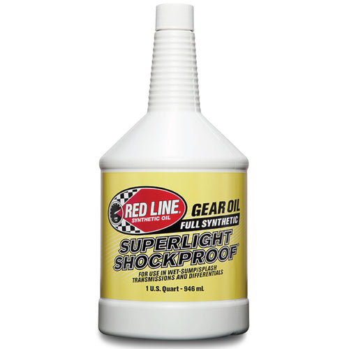 75W90 Red Line Full Synthetic Superlight Shockproof Gear Oil - 1 Quart