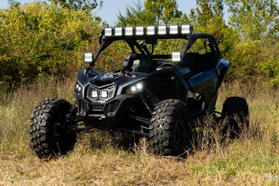 2017-2024 Can-Am Maverick X3 Diode Dynamics SS5 Sport CrossLink Roof Yellow Combo Lightbar Kit