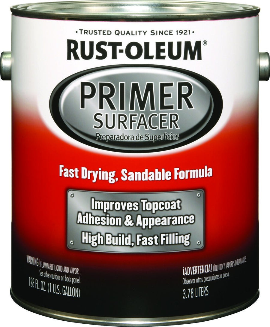Gray Rust Oleum 249332 Primer Surfacer, Gallon (Pack of 2)