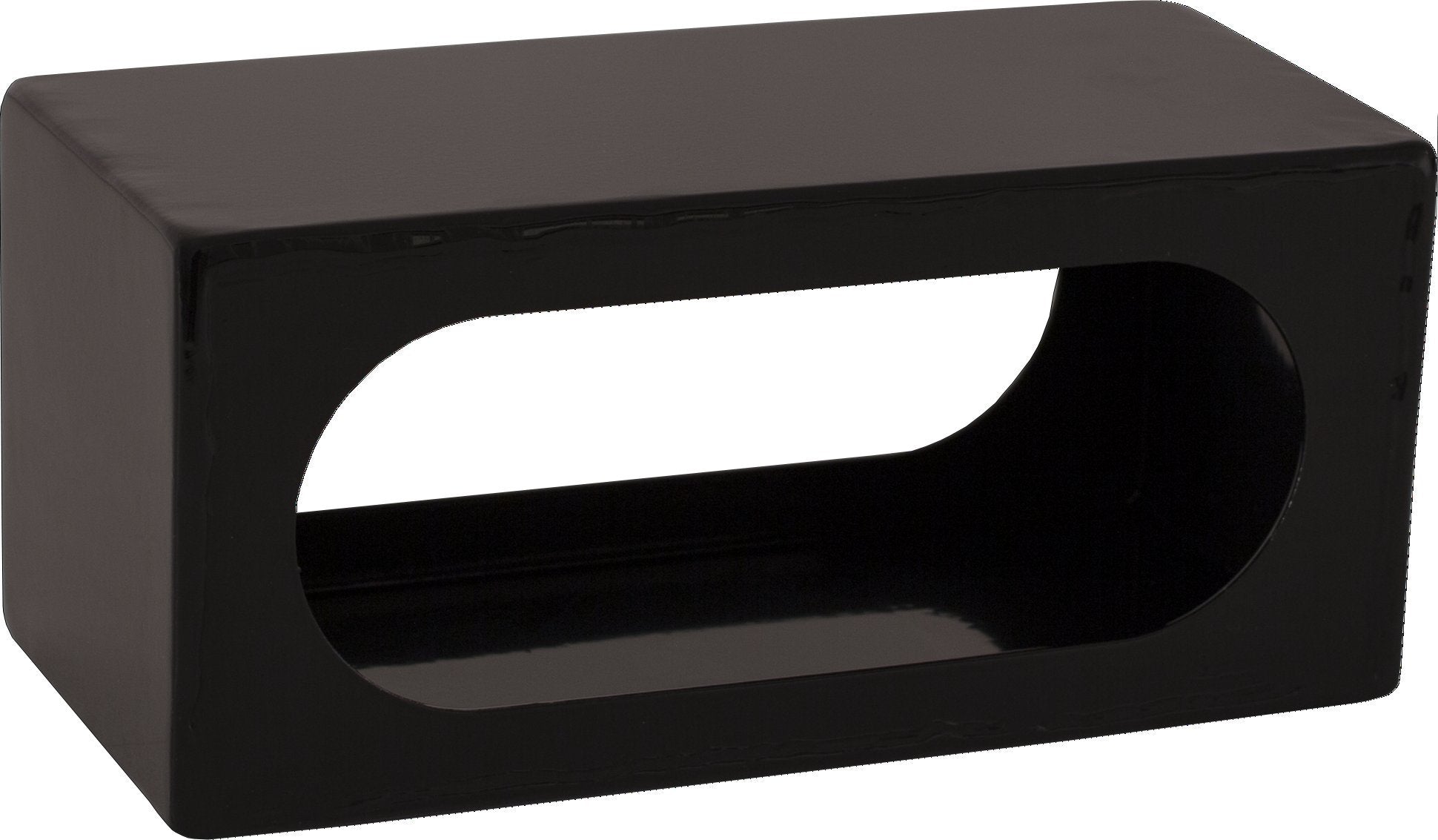 Buyers Products LB384 Both Front And Back Single Oval Light Box, Black Powder Coat Steel, 6-Inch DOT Light Mount, 3 x 8 x 4 in, Truck, Trailer & Snow Plow Lighting