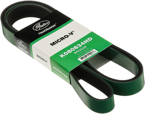 Gates Fleet Runner K080834HD Heavy Duty Micro V Serpentine Drive Belt