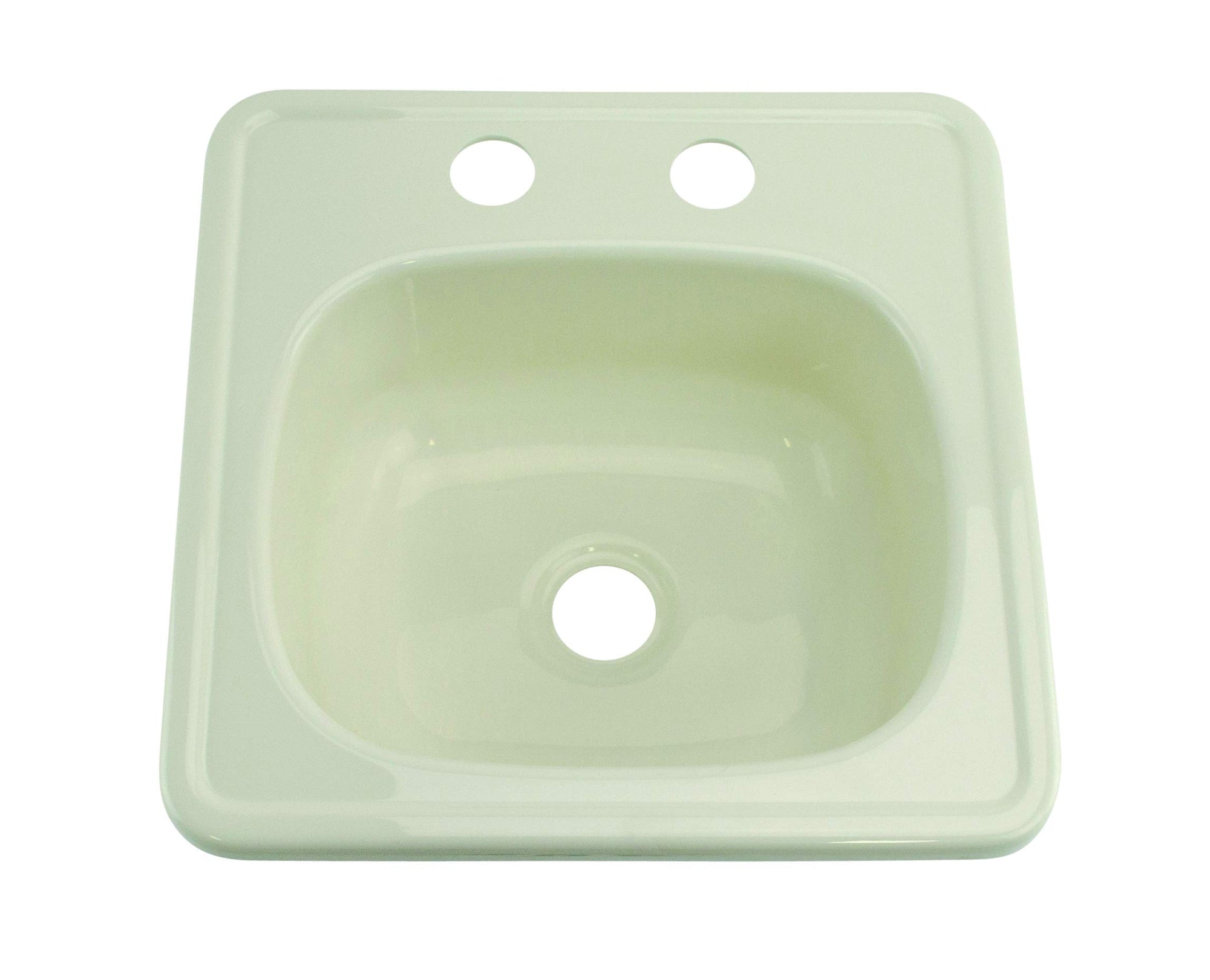 Lippert Better Bath 15" x 15" Square Parchment Galley/Kitchen Sink