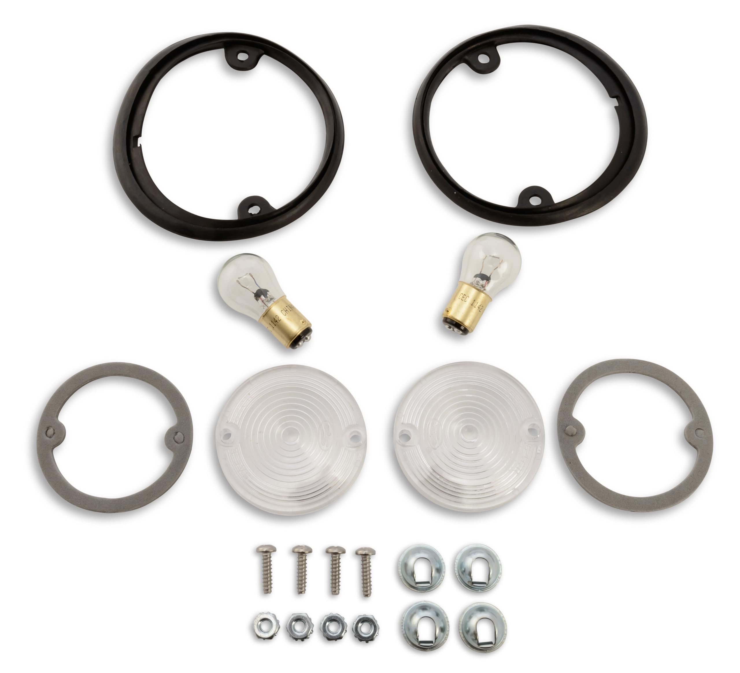 Backup Lamp Deluxe Kit Scott Drake, Compatible with 1964-1966 Ford Mustang, Model KIT-ELC-8