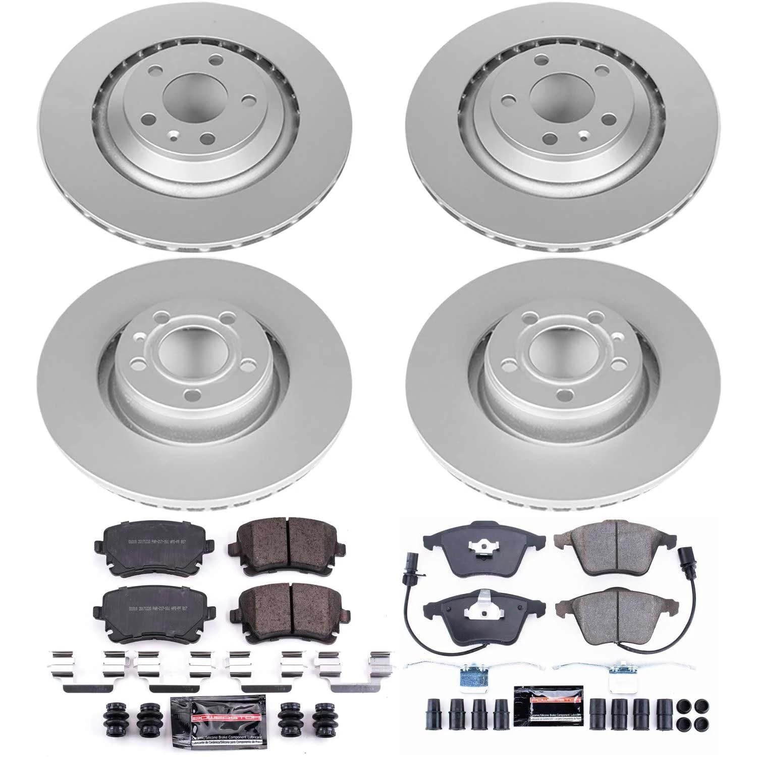 Power Stop Z23 Evolution Geomet® Coated Brake Kit Front and Rear