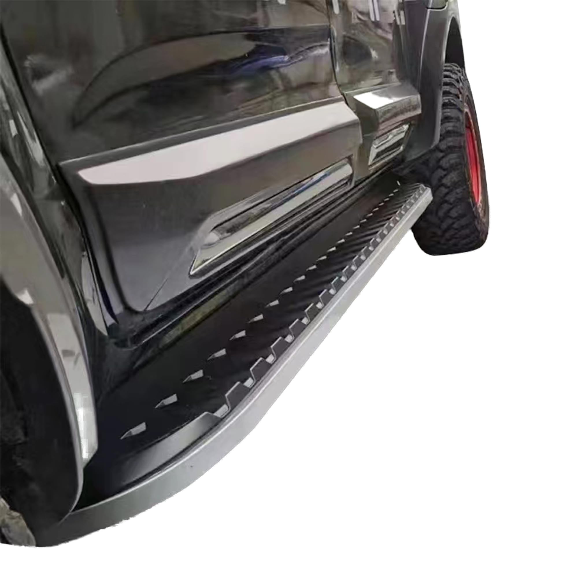 OEM Replica Black Horse Running Boards Textured Black Compatible with 2019-2024 Ford Ranger-RFORA19