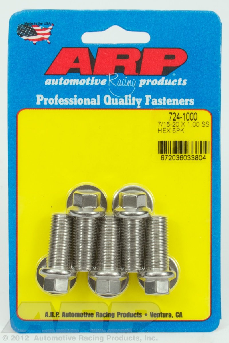 Hex Bolt ARP (724-1000), Stainless Steel