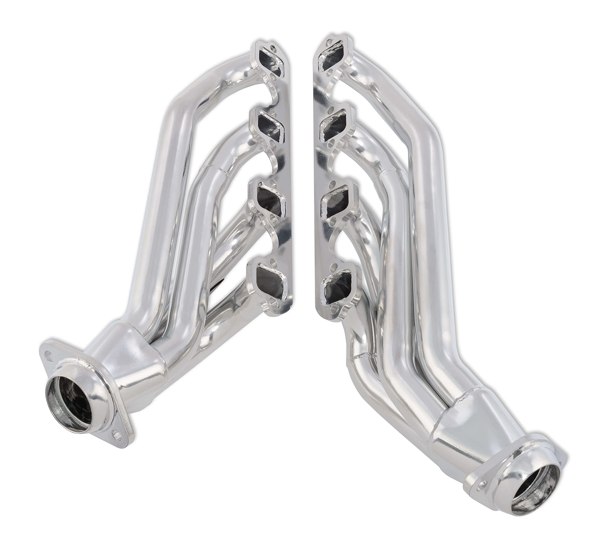 Ceramic Silver Scott Drake Shorty Headers Compatible with 1964-1970 Ford Mustang, Model C5ZZ-9430-CC-SH