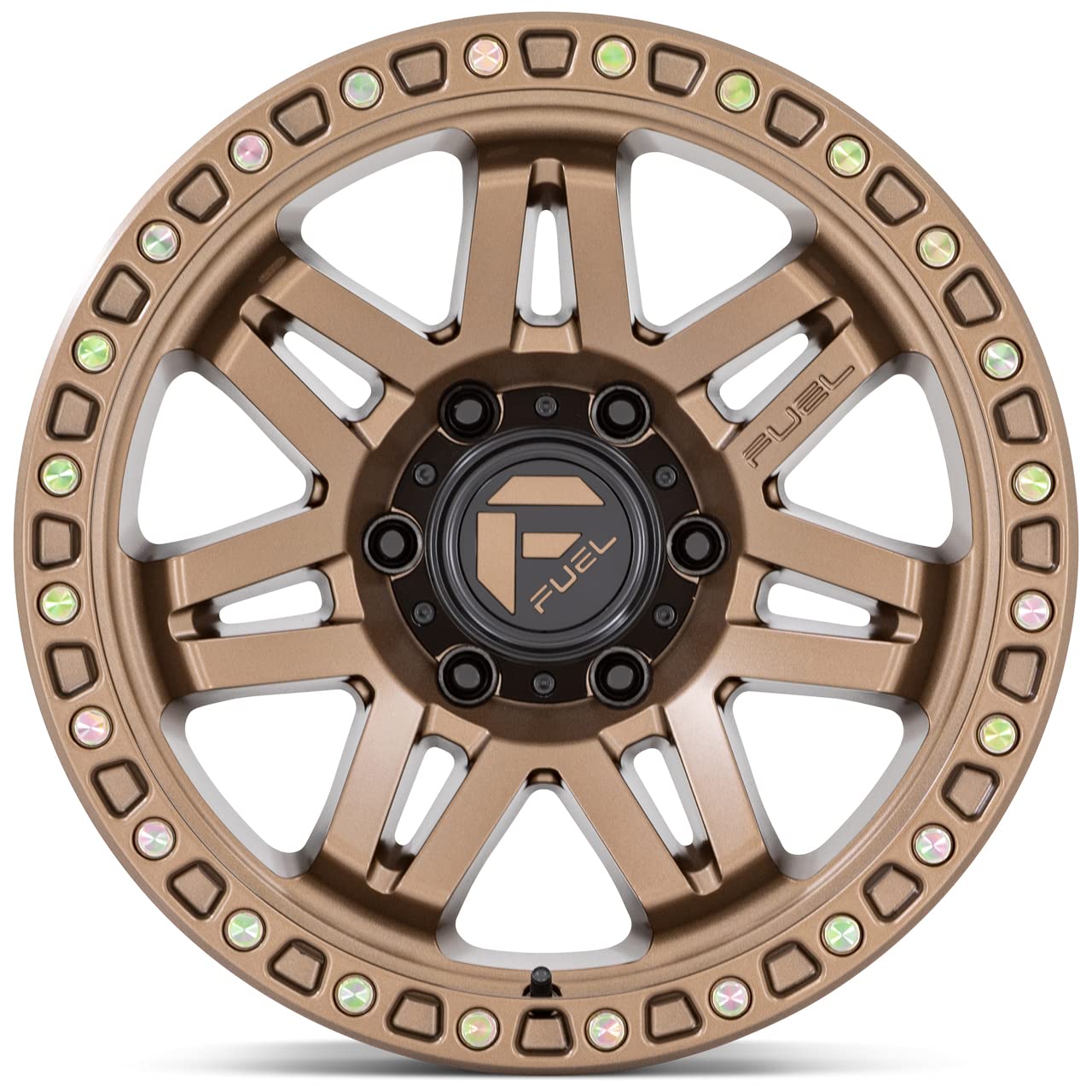 D811 SYNDICATE FUEL OFF-ROAD 17X9, 5X5.0, 4.53, -12mm FULL MATTE BRONZE - D81117907545