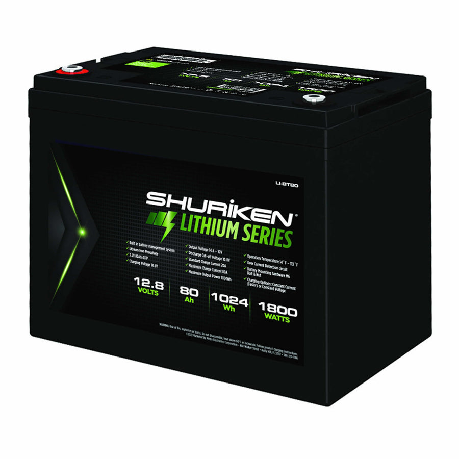 1800W Shuriken / 80 Amp Hours Lithium Iron Battery (LI-BT80)