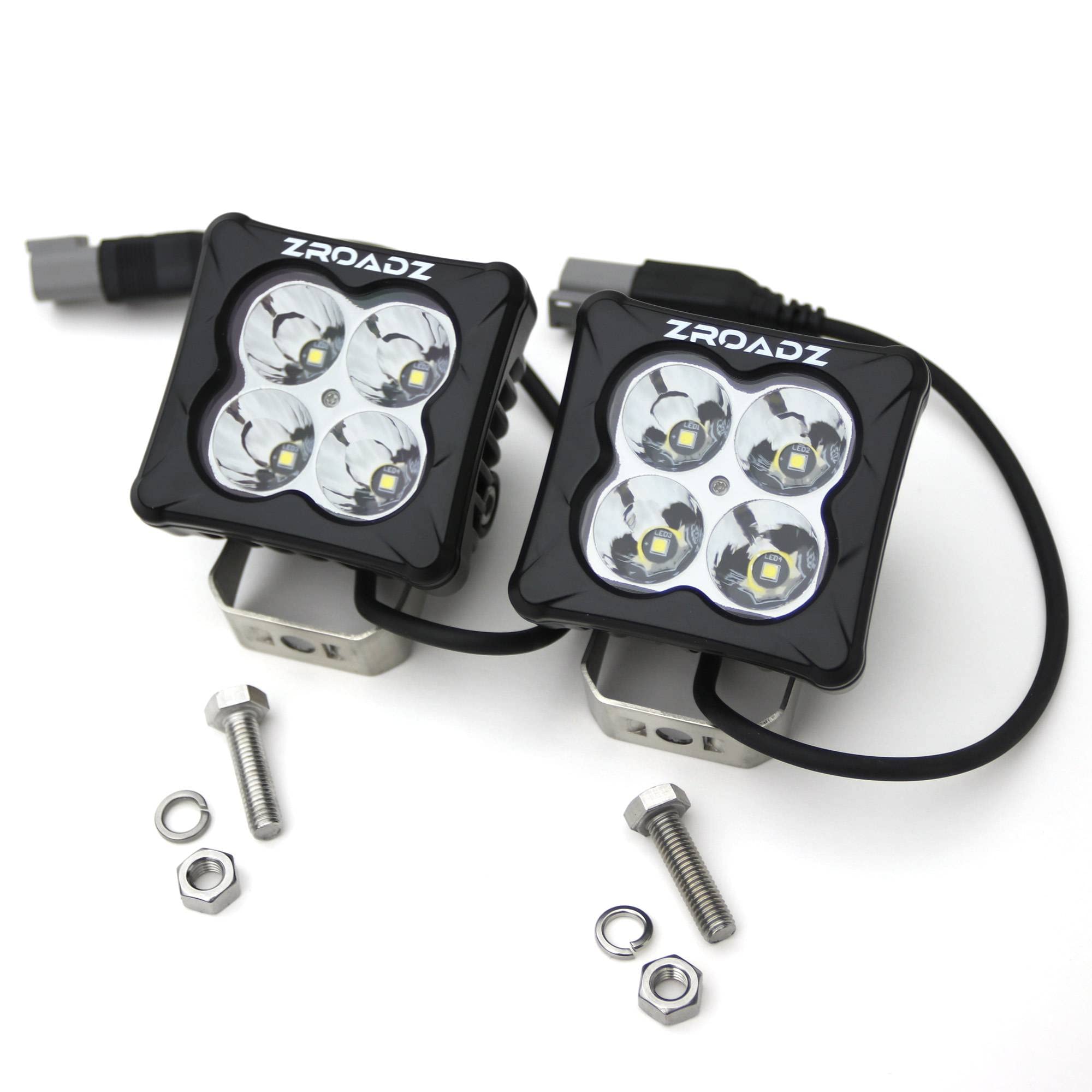 ZROADZ G2 Series Z30BC20W-D3S-2 3"Light Pod Set, White, Spot 2 Pc