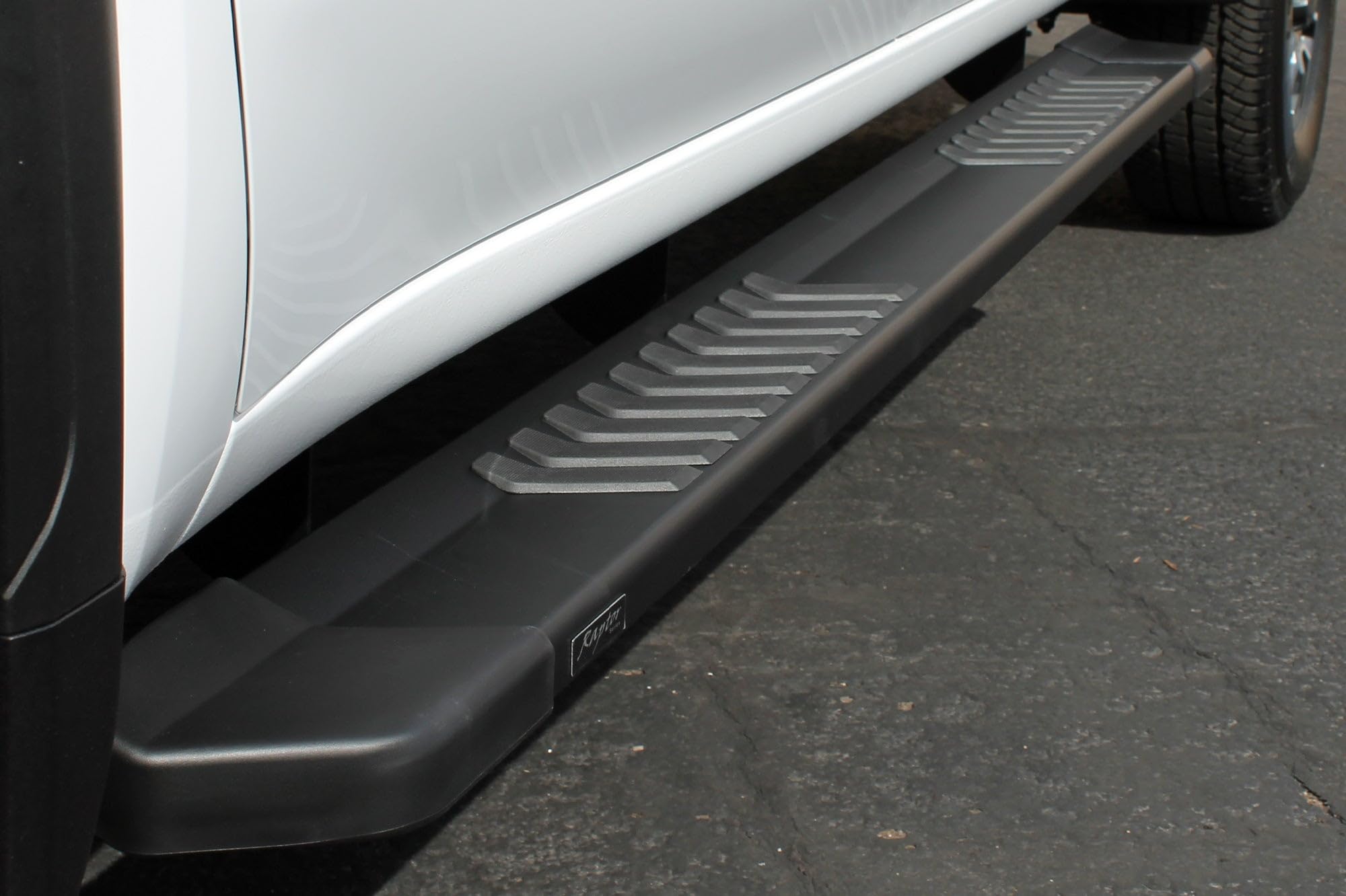 Running Boards Raptor Series Steps 6in OEM Style Black Aluminum Compatible with Crew Cab 2019-2026 Silverado Sierra 1500 and 2020-2026 2500/3500 HD