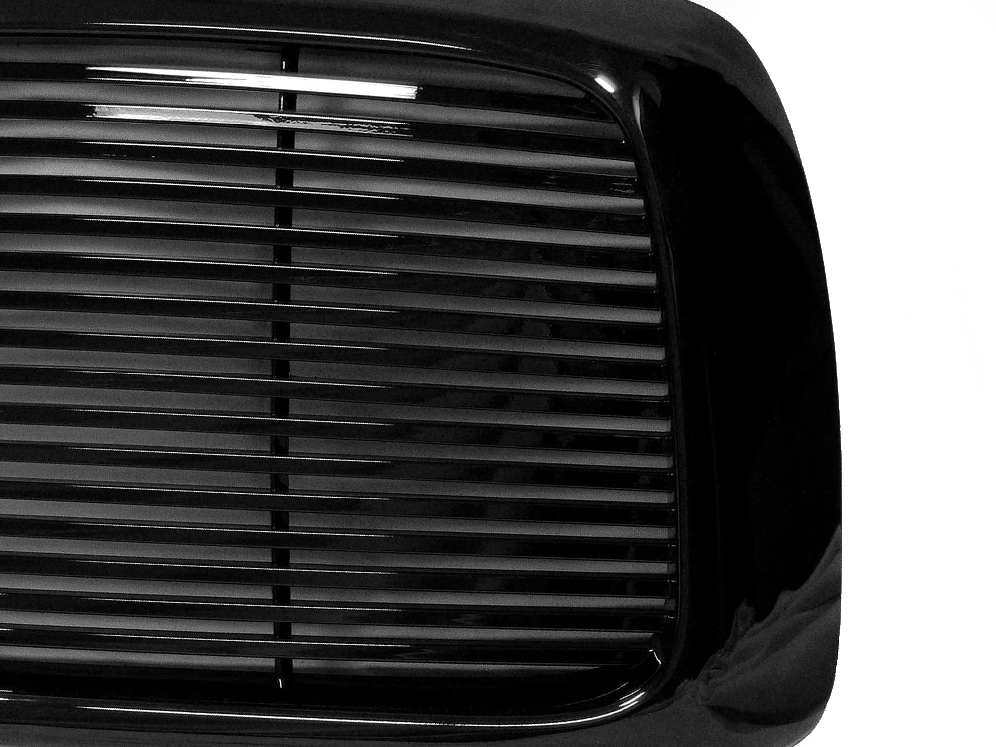 7147904 Armordillo USA Horizontal Front Hood Grille - Gloss Black Fits 2003-2005 Dodge Ram 2500/3500