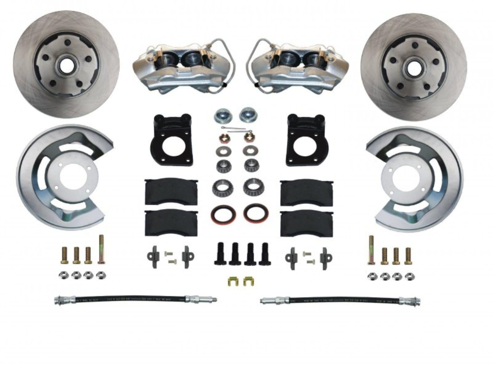 LEED BRAKES Disc Brake Conversion Kit Front Spindle Mount 65-69 Ford Mustang, Falcon, Fairlane, Cougar