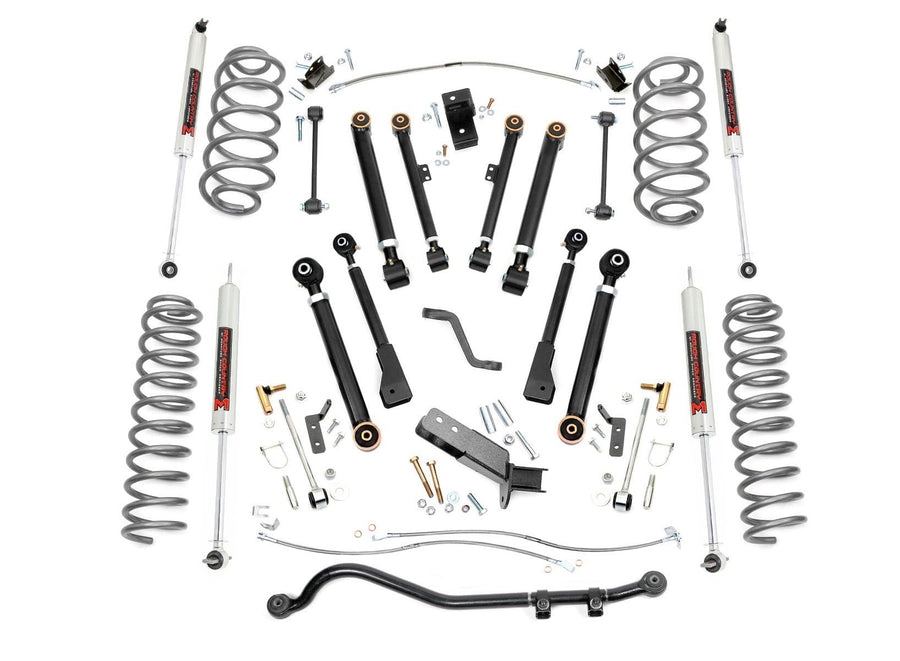 4" Rough Country Suspension Lift Kit for 1997-2006 Jeep Wrangler TJ - 66140
