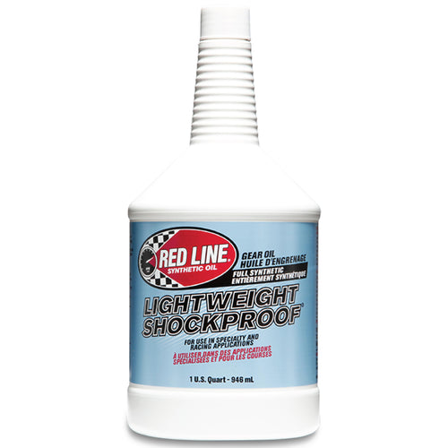 Lightweight Red Line 58404 Shockproof Gear Oil - 1 Quart Bottle