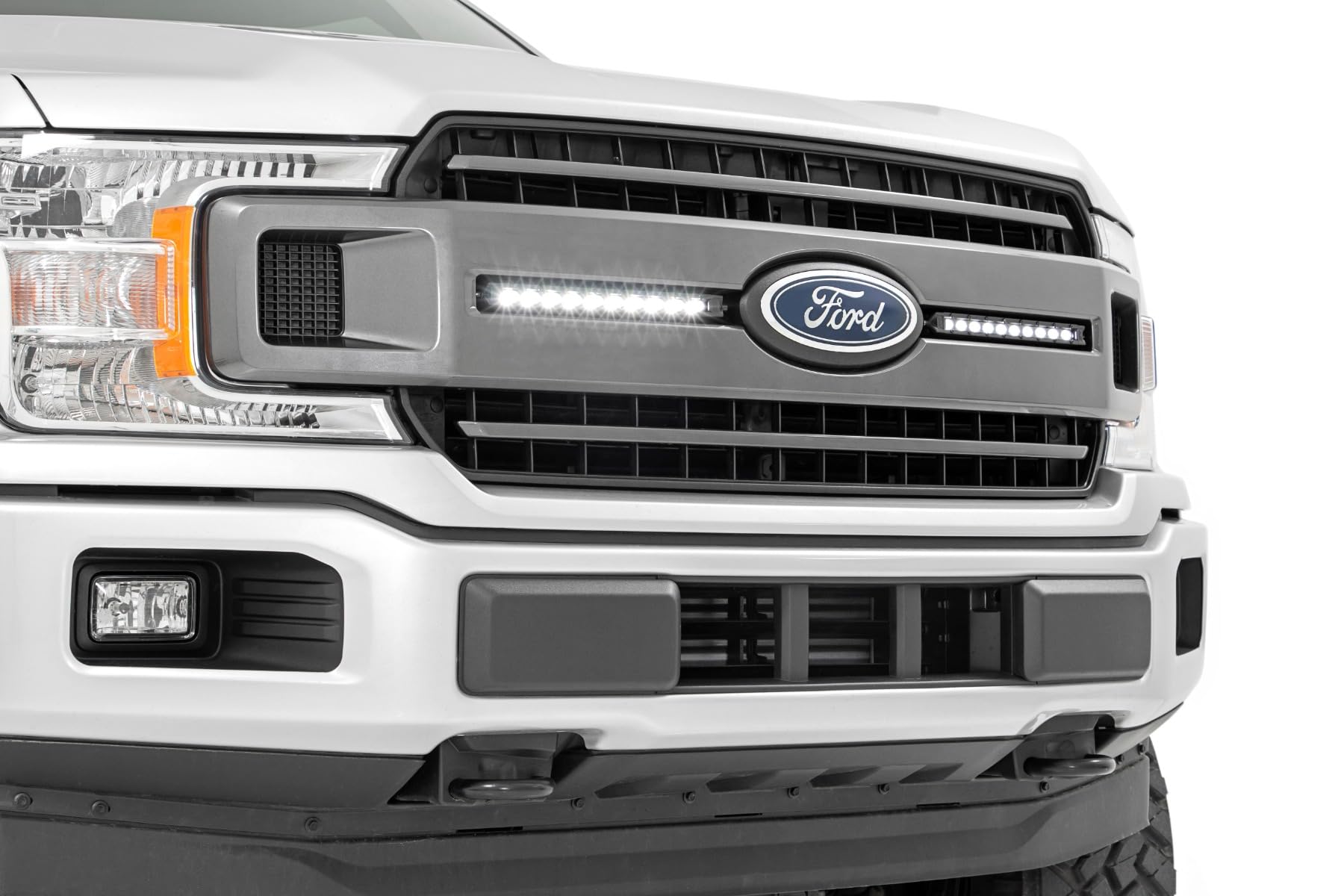 10" Rough Country Chrome Series Slimline CREE LED Light Bars | Pair - 70410A