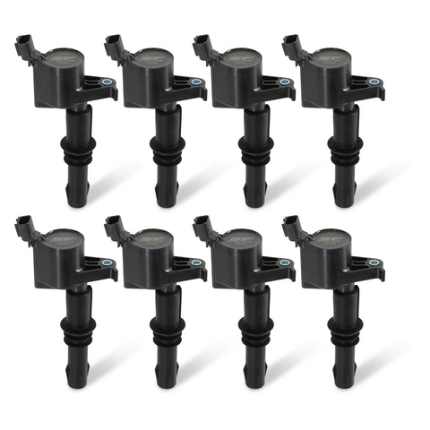 8-Pack MSD Street Fire 55138 Ignition Coils - Black