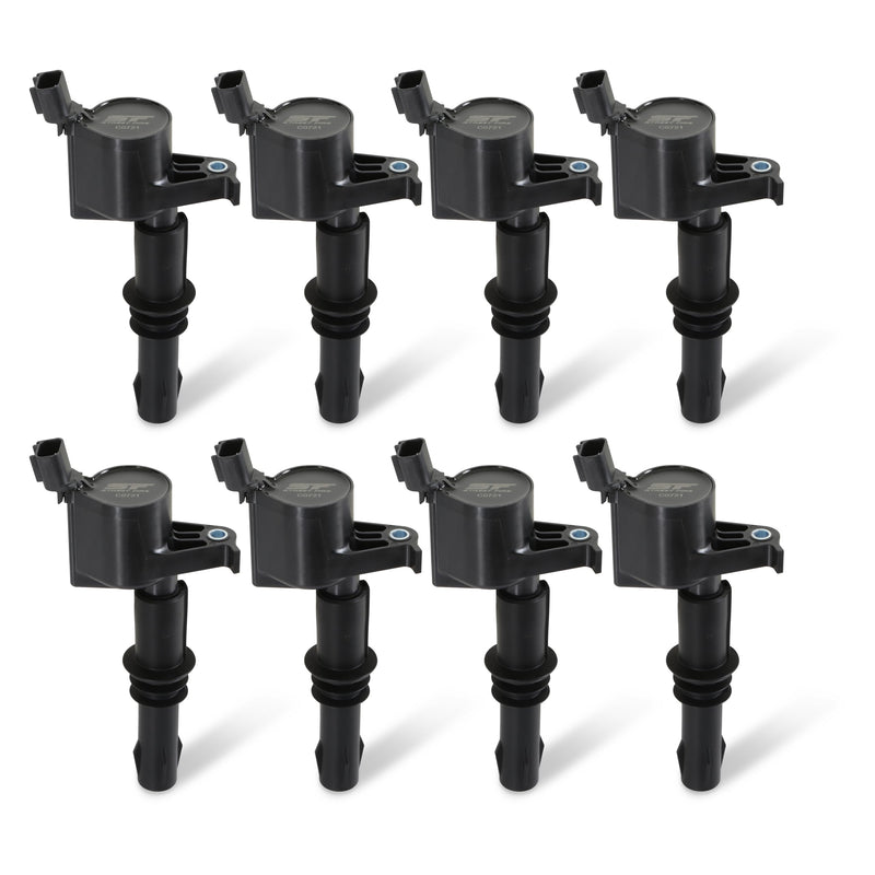 8-Pack MSD Street Fire 55138 Ignition Coils - Black