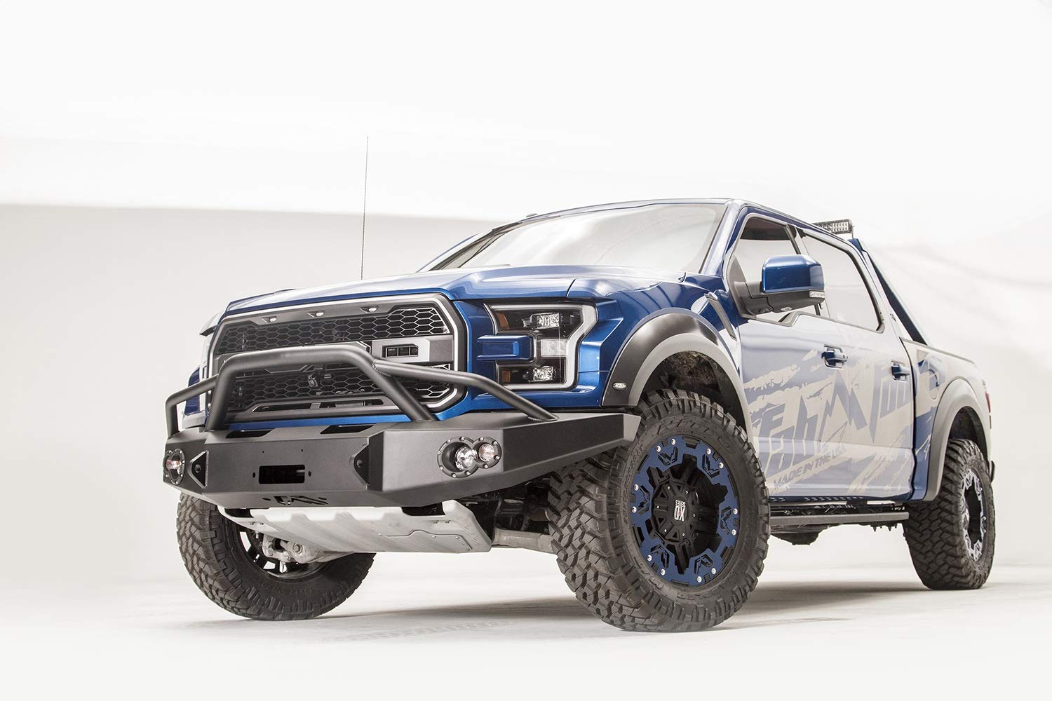 Raptor 17-C Front Bumper with Pre-Runner Guard Bare