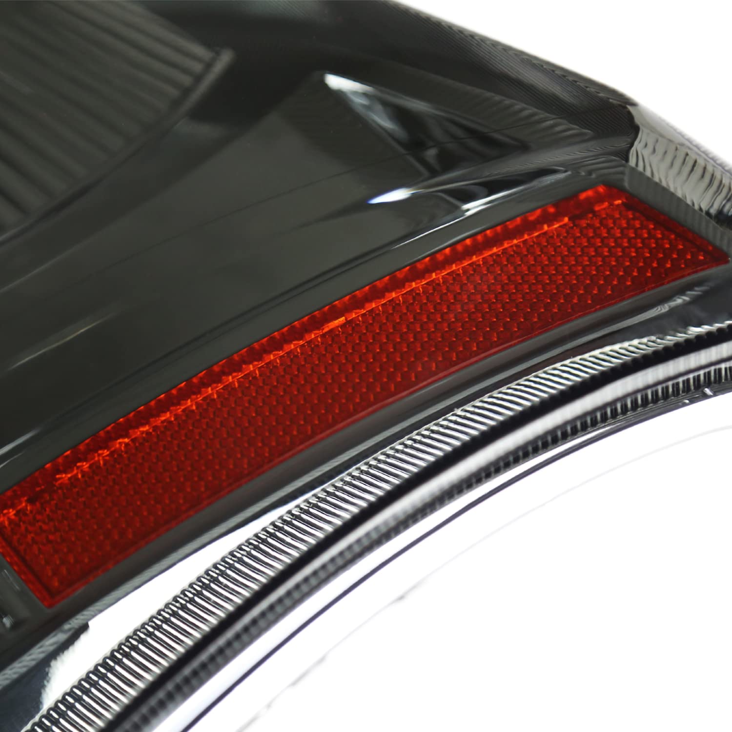 Smoke Projector Headlights SPEC-D TUNING Compatible with 2003-2007 Chevy Silverado, 2002-2006 Chevy Avalanche Without Body Cladding, Left + Right Pair Headlamps Assembly