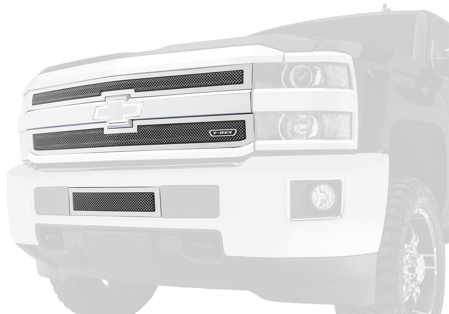 Upper Class T-Rex 51762 Black Powdercoat Steel Mesh Grille
