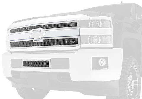 Upper Class T-Rex 51762 Black Powdercoat Steel Mesh Grille