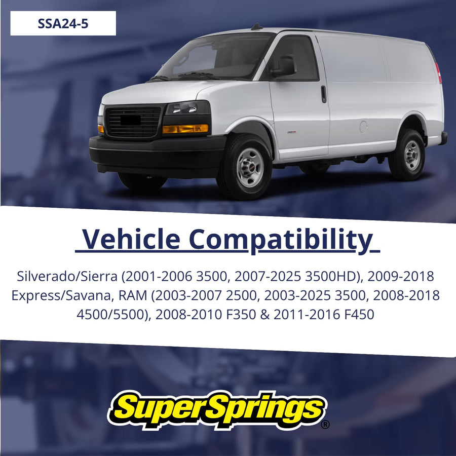Black SuperSprings SSA24.5 Super Springs