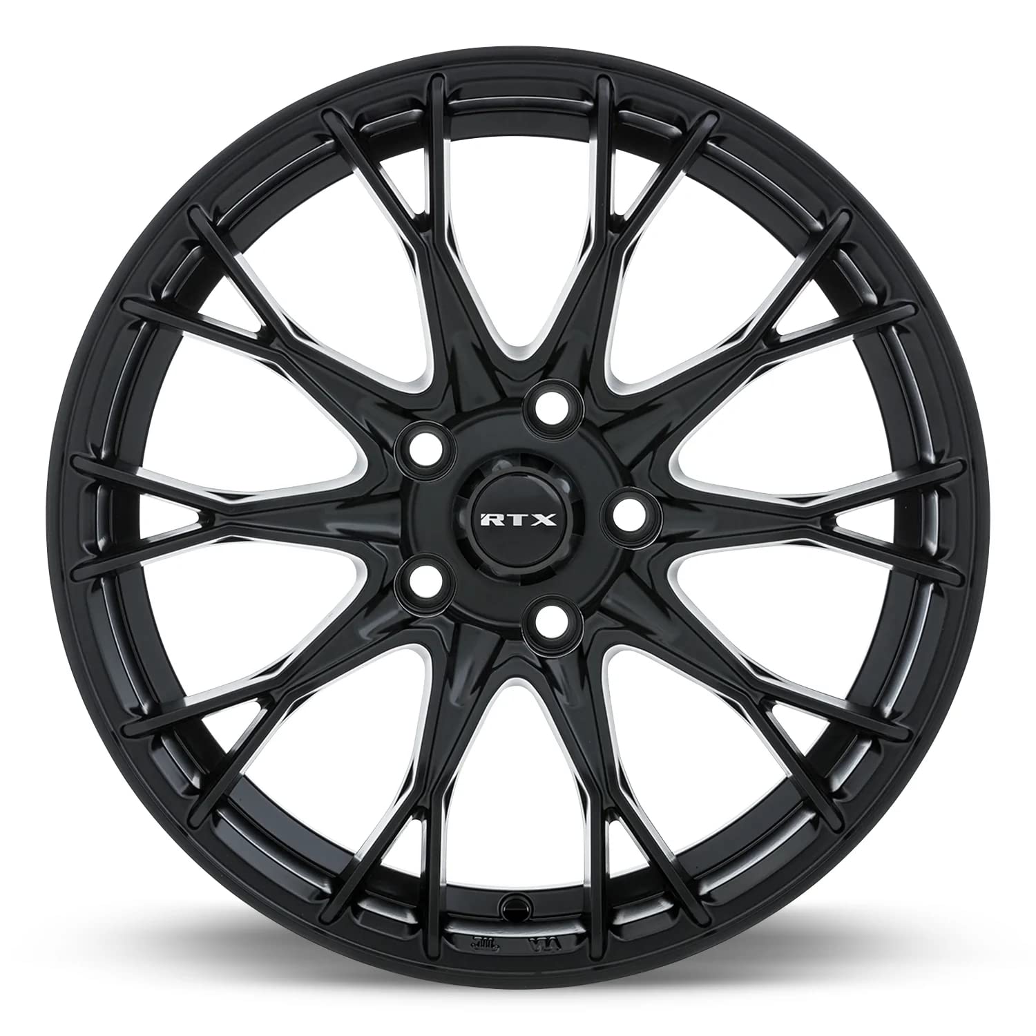 Custom RTX CONCORDE Wheel - 17x7.5, 38 Offset, 5x100 Bolt Pattern, 73.1mm Hub - Satin Black Rim