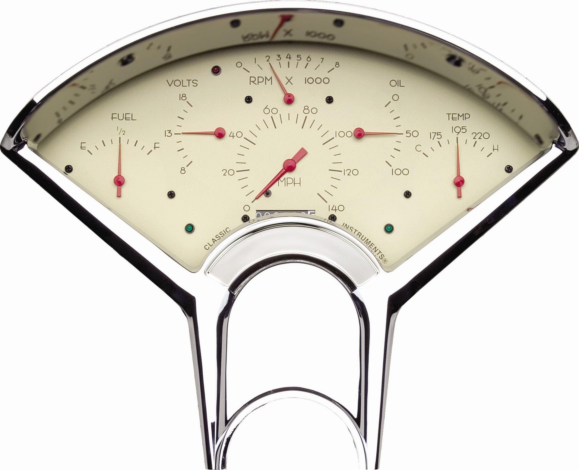 Bel Era Gauge Package Classic Instruments Tan BE01T