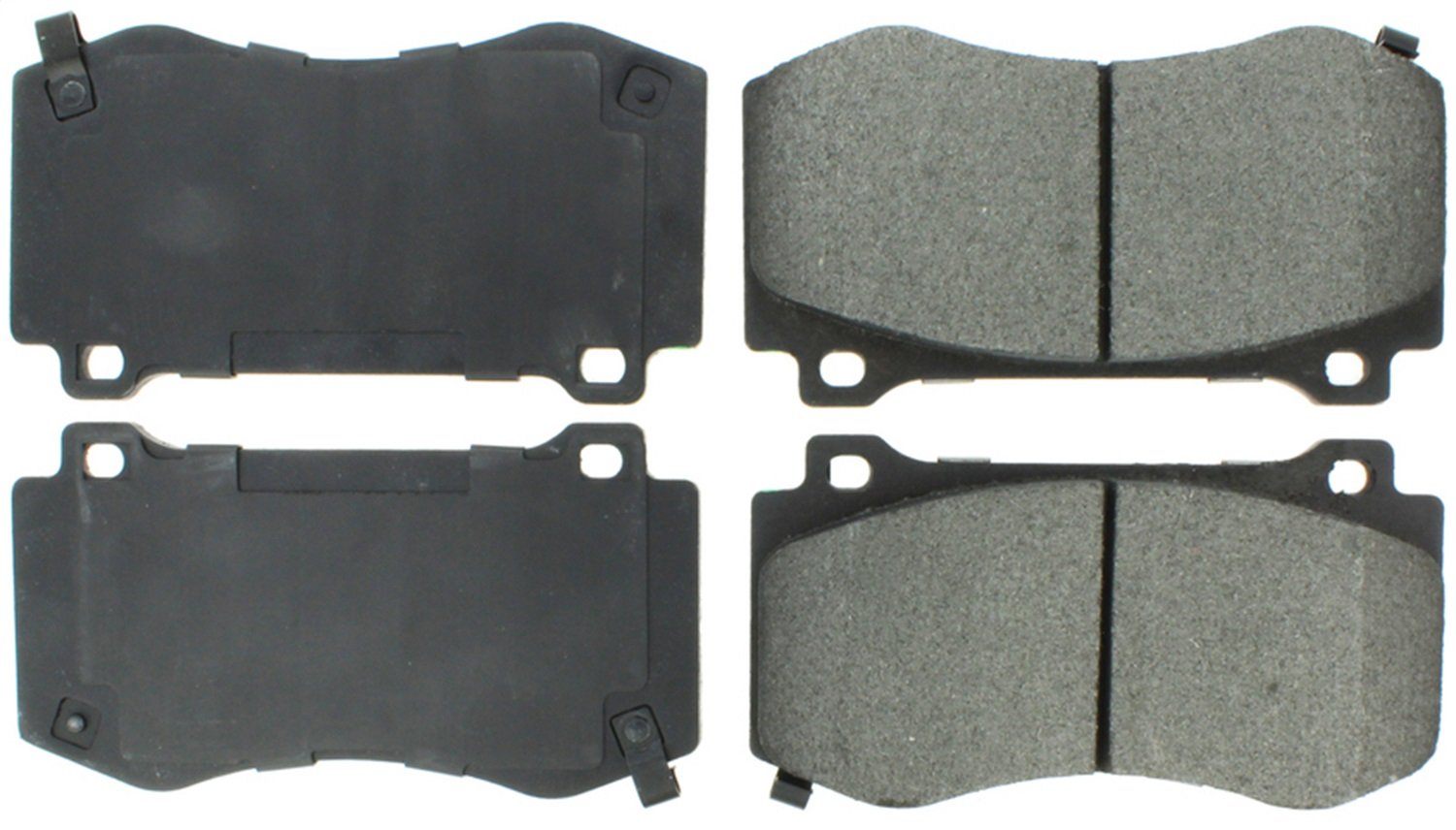 Front StopTech 308.11490 Brake Pads with Shims and Hardware