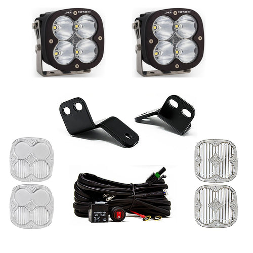 Baja Designs A-Pillar Light Kit XL Sport LED for Polaris RZR XP 1000; XP Turbo; Turbo S 2014-21 UTV (Spot; Clear)