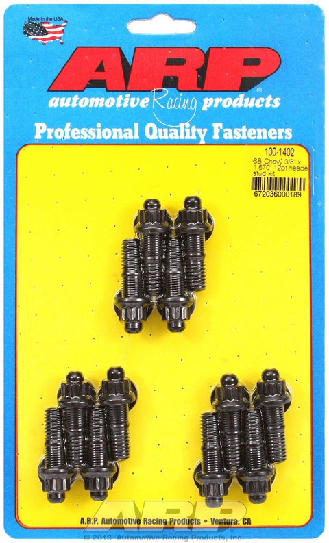 ARP 100-1402 12pt SB Chevy header stud kit 3/8 x 1.670in