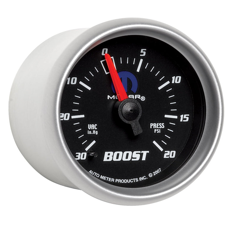 MOPAR Auto Meter 880012 Mechanical Boost/Vacuum Gauge